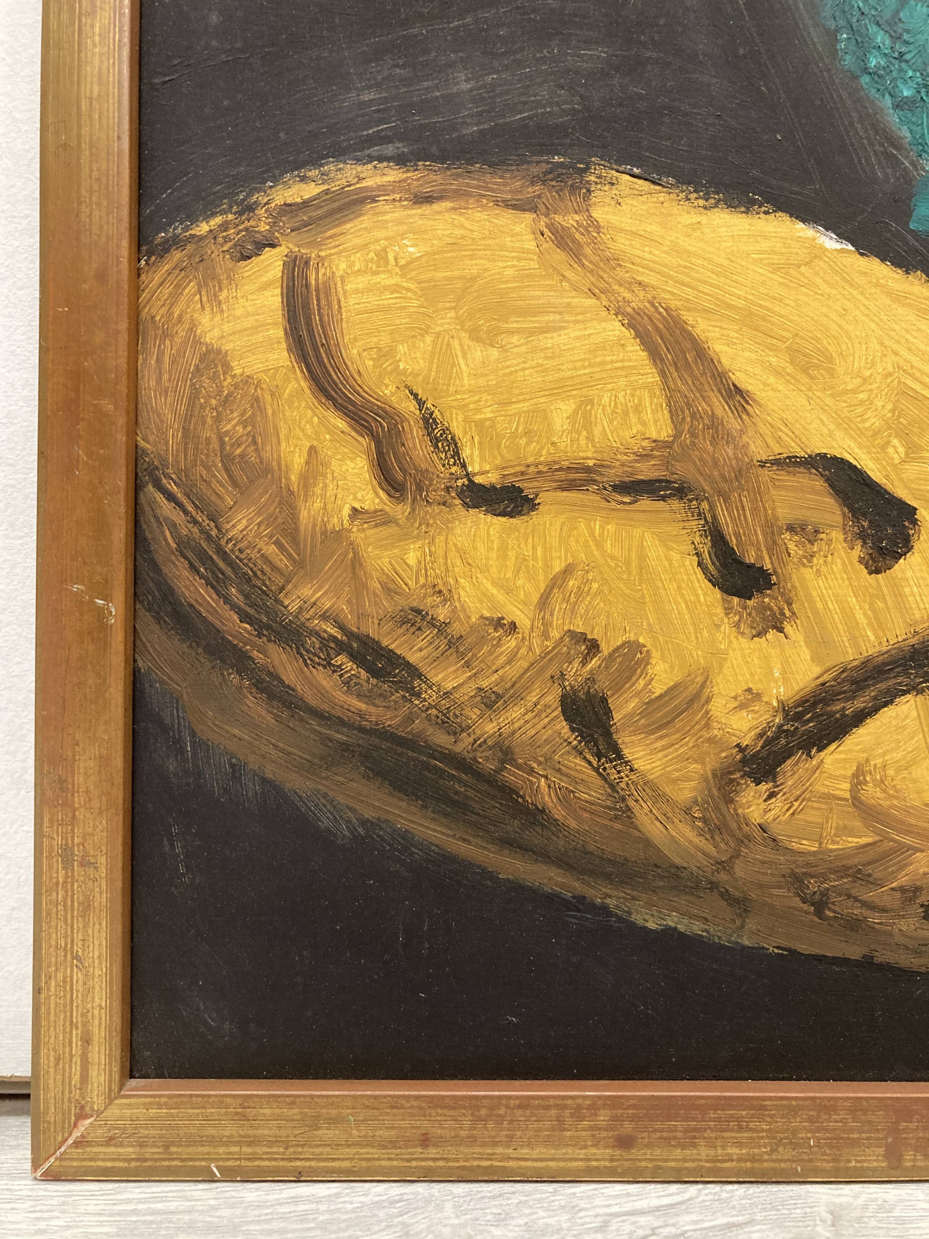 Painting with green jug