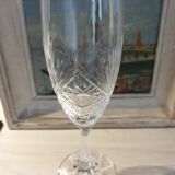 Klein crystal champagne flutes
