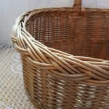 Antique wicker/rattan basket