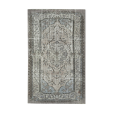 Handmade Contemporary Oriental 1970s 172 cm x 282 cm Grey Carpet