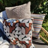 Striped Jacquard cushion