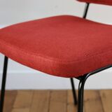 Set of 6 vintage modernist chairs by André Simard, Airborne 1960.