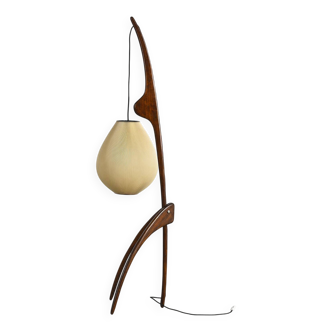 Lampadaire "Mante religieuse", Rispal France vers 1950