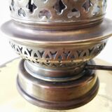 Kerosene lamp Art Nouveau bronze foot