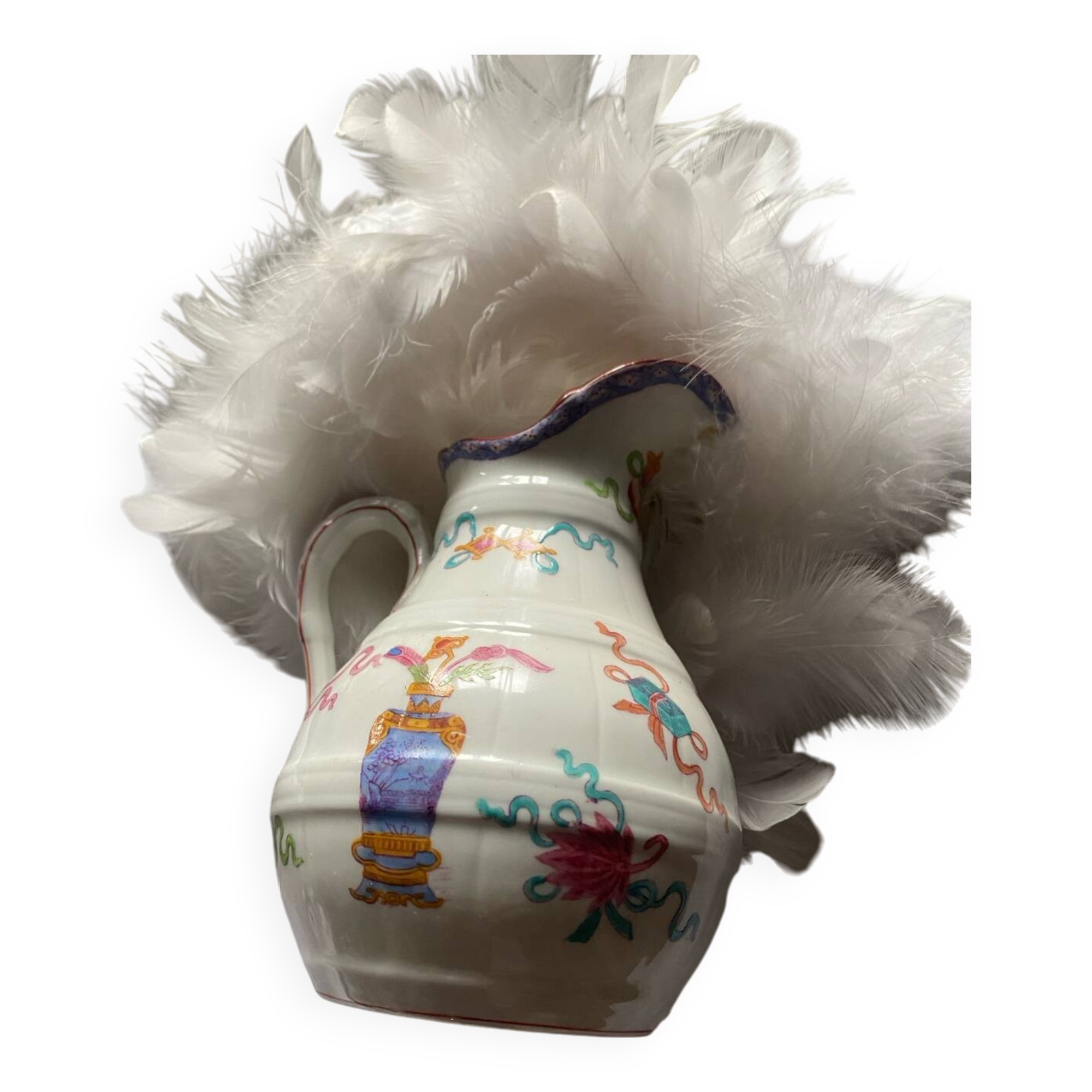 Antique Minton porcelain milk jug
