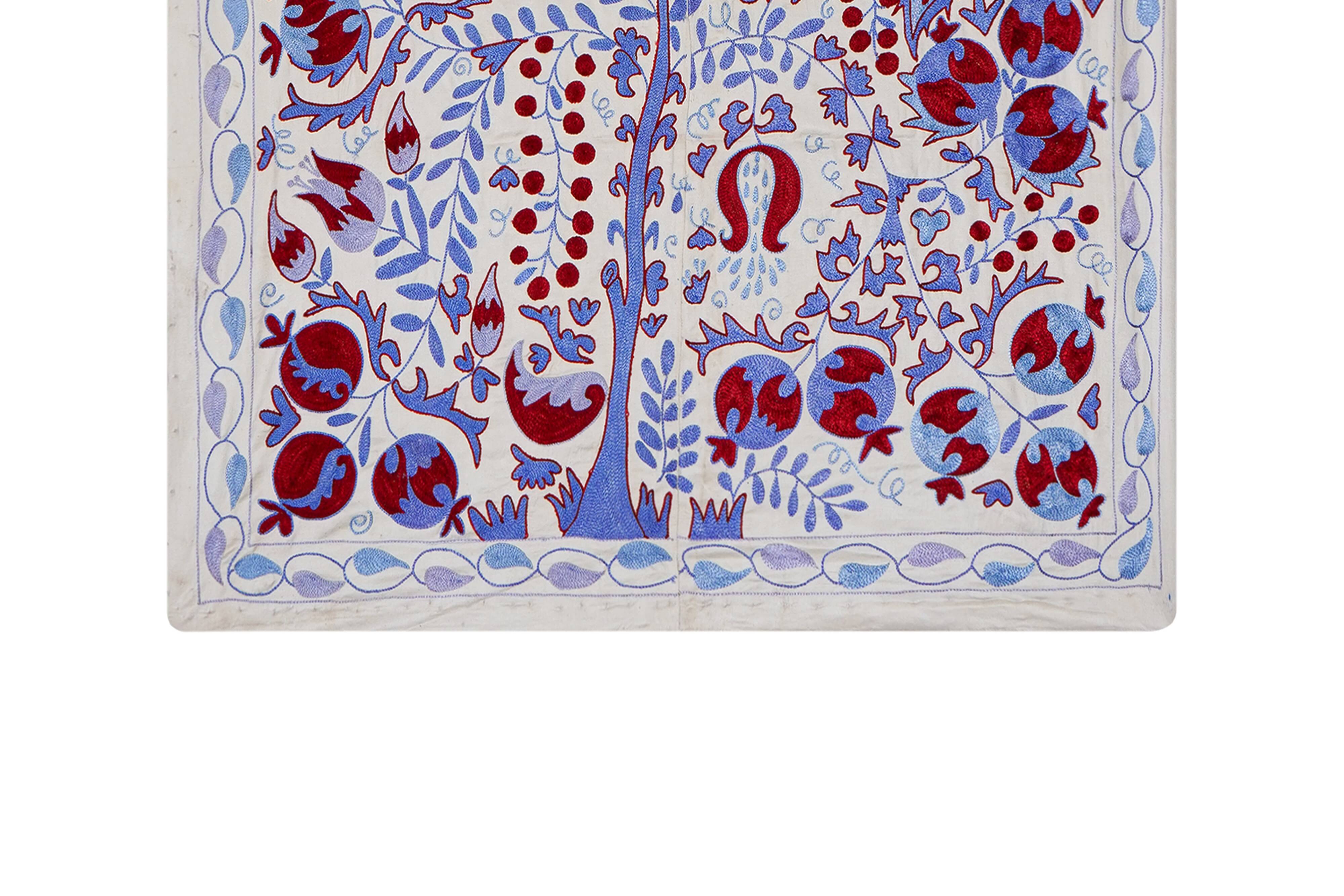 Hand-knotted rug, vintage Turkish rug 107x183 cm