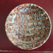 Set of 2 mixed clay bowls Gerbino from Vallauris