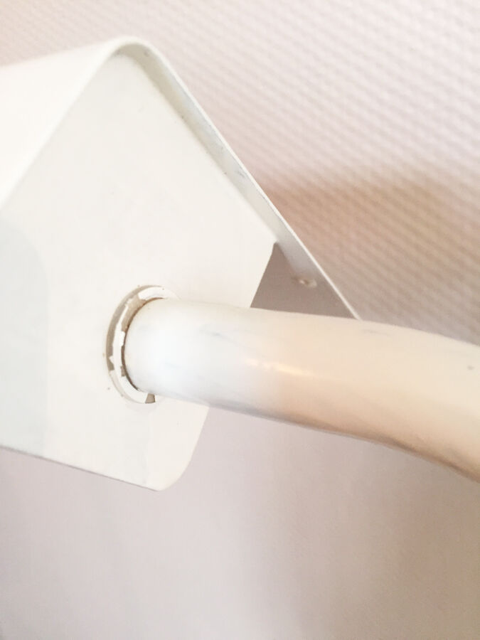 Vintage reader lamppost, 1970