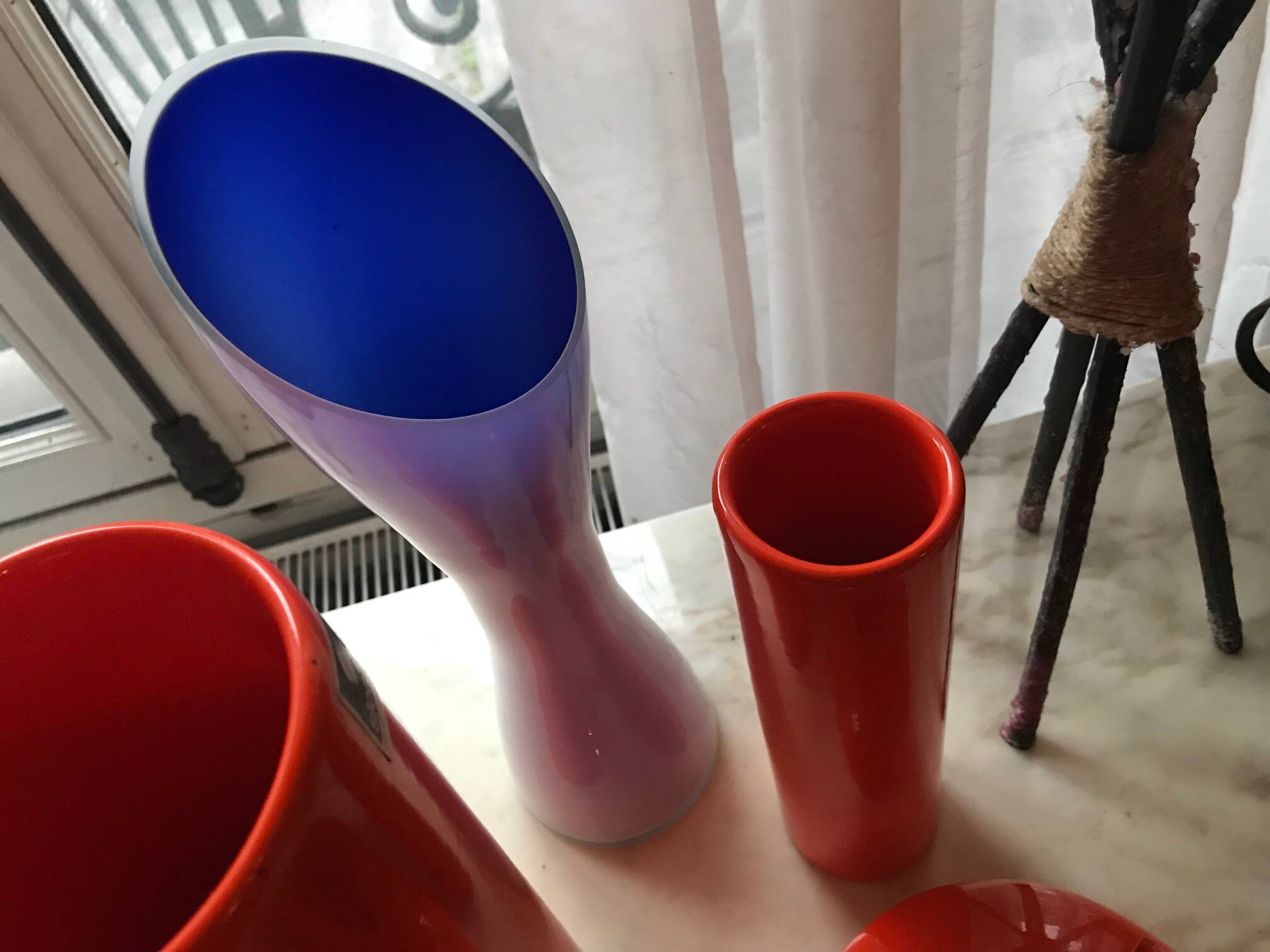 Vintage Vase • Incamiciato • Murano Glass • 1960