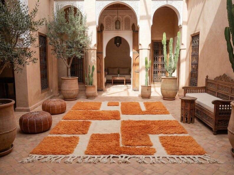 Handmade pure wool rug, traditional, 150x250 cm.