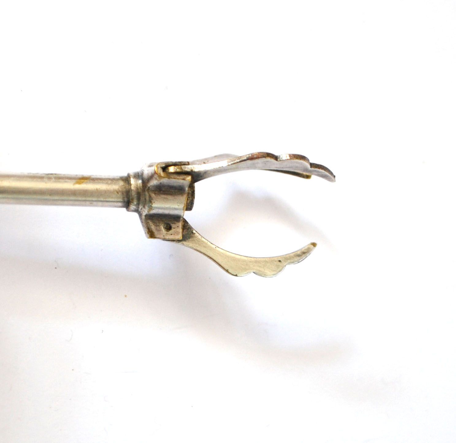 Vintage silver-plated ice sugar tongs "Crab Tongs"