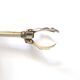 Vintage silver-plated ice sugar tongs "Crab Tongs"