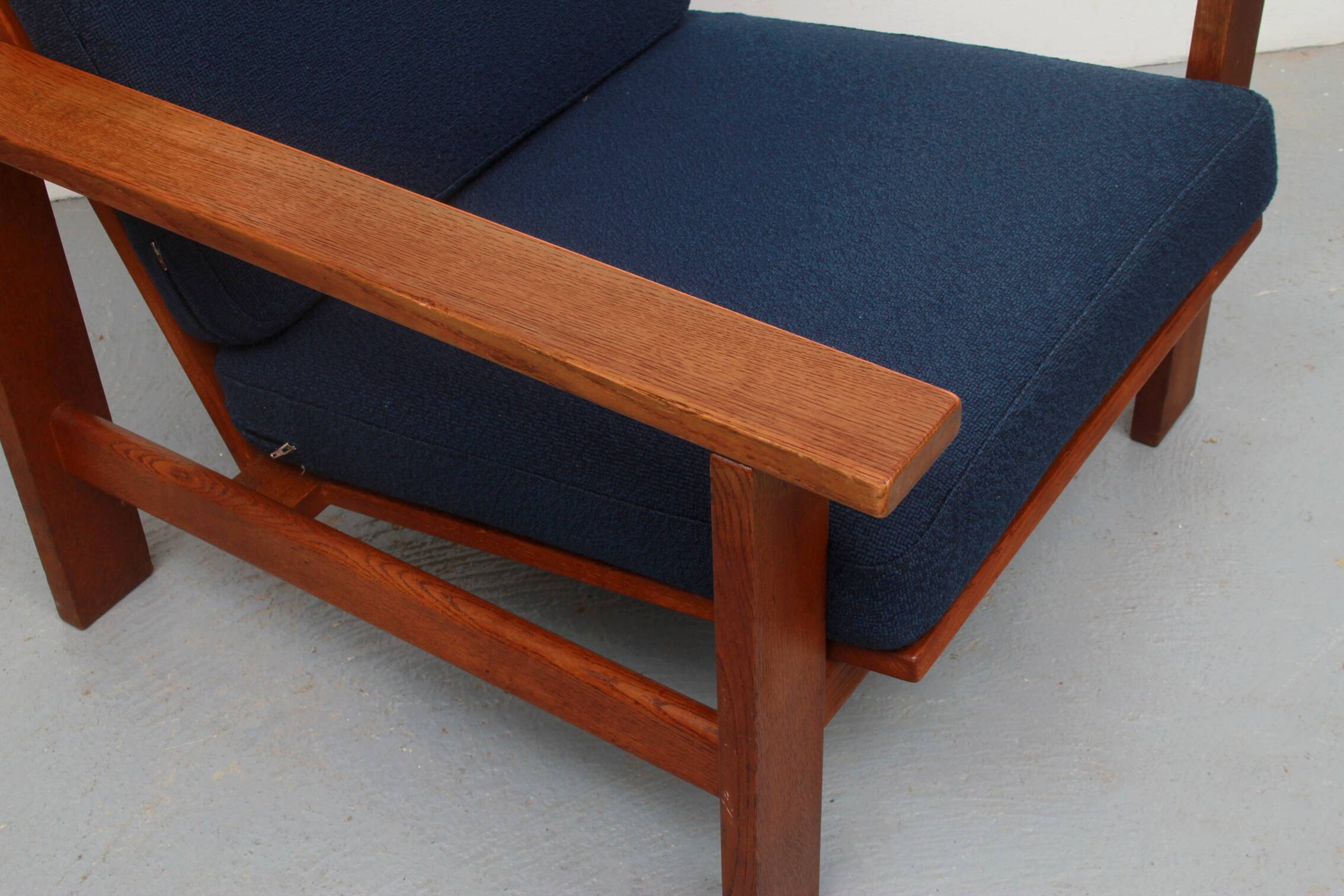 1960s armchair teak Hans Wegner for Getama