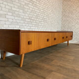 Low teak sideboard 1970
