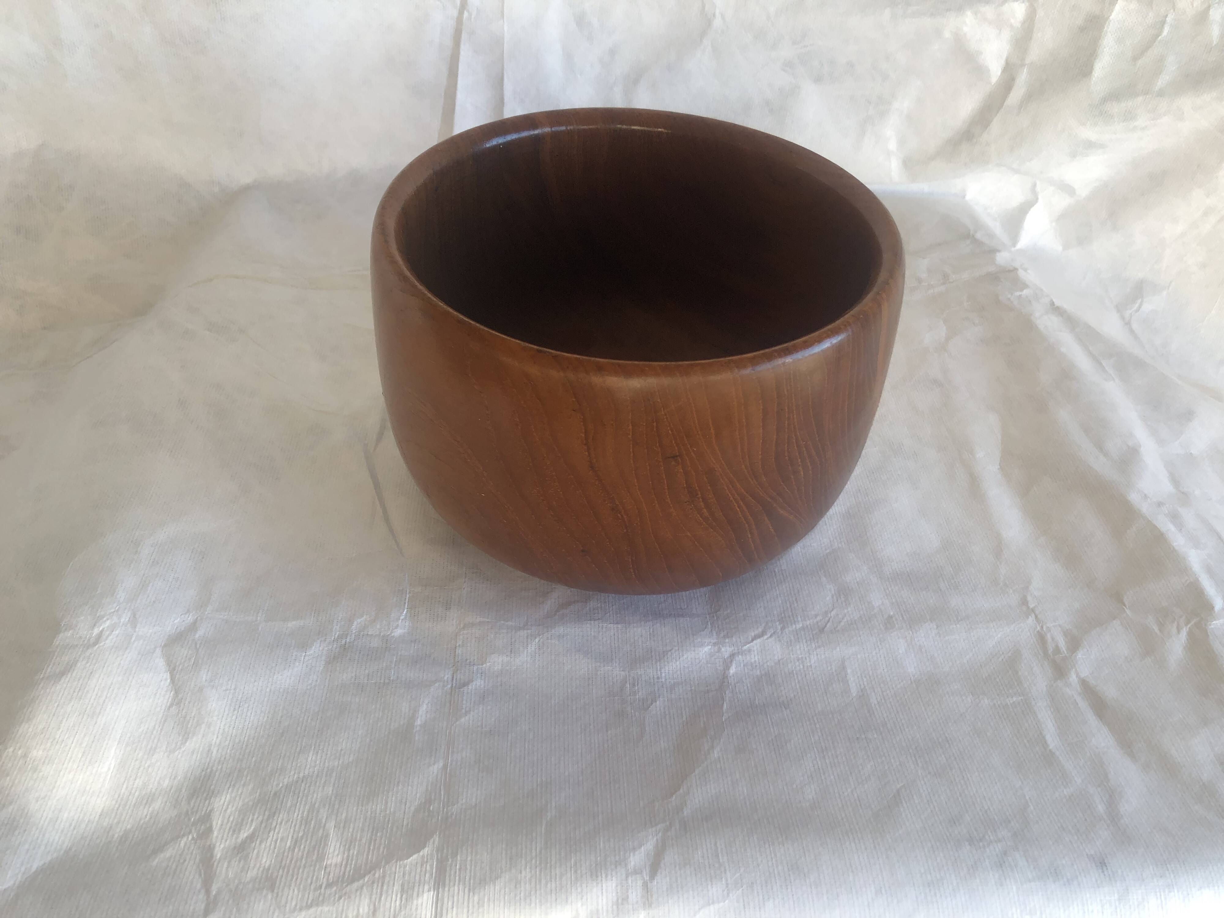 Vintage teak salad bowl