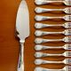 Christofle Marly, dessert cutlery, cheese, knives, forks