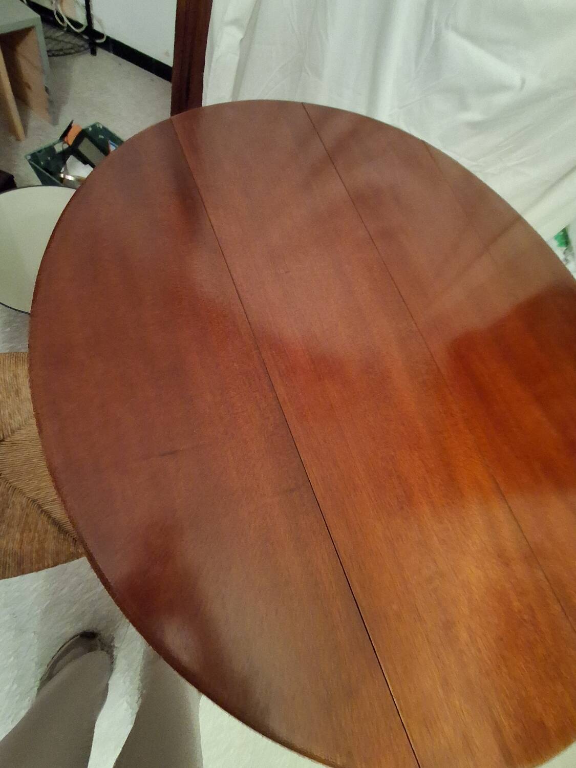 Solid mahogany dining table