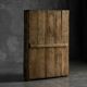 Rustic folk art cabinet, France, 19th century