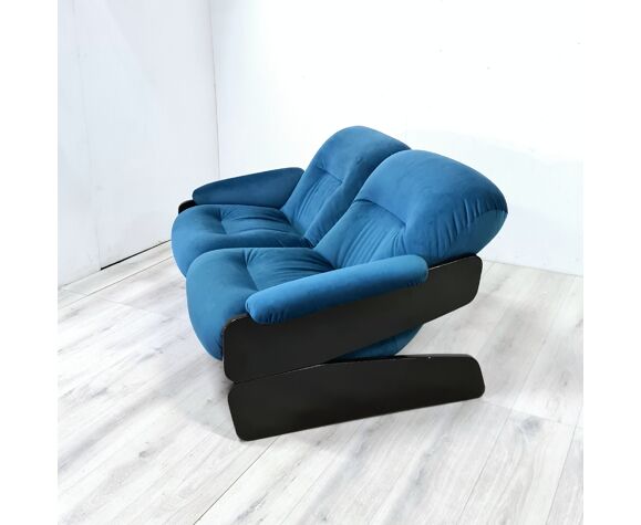 Reupholstered Space Age 2 Seater Sofa 1960s Selency Reupholstered Space Age 2 Seater Sofa, How To Reupholster A 2 Seater Sofa