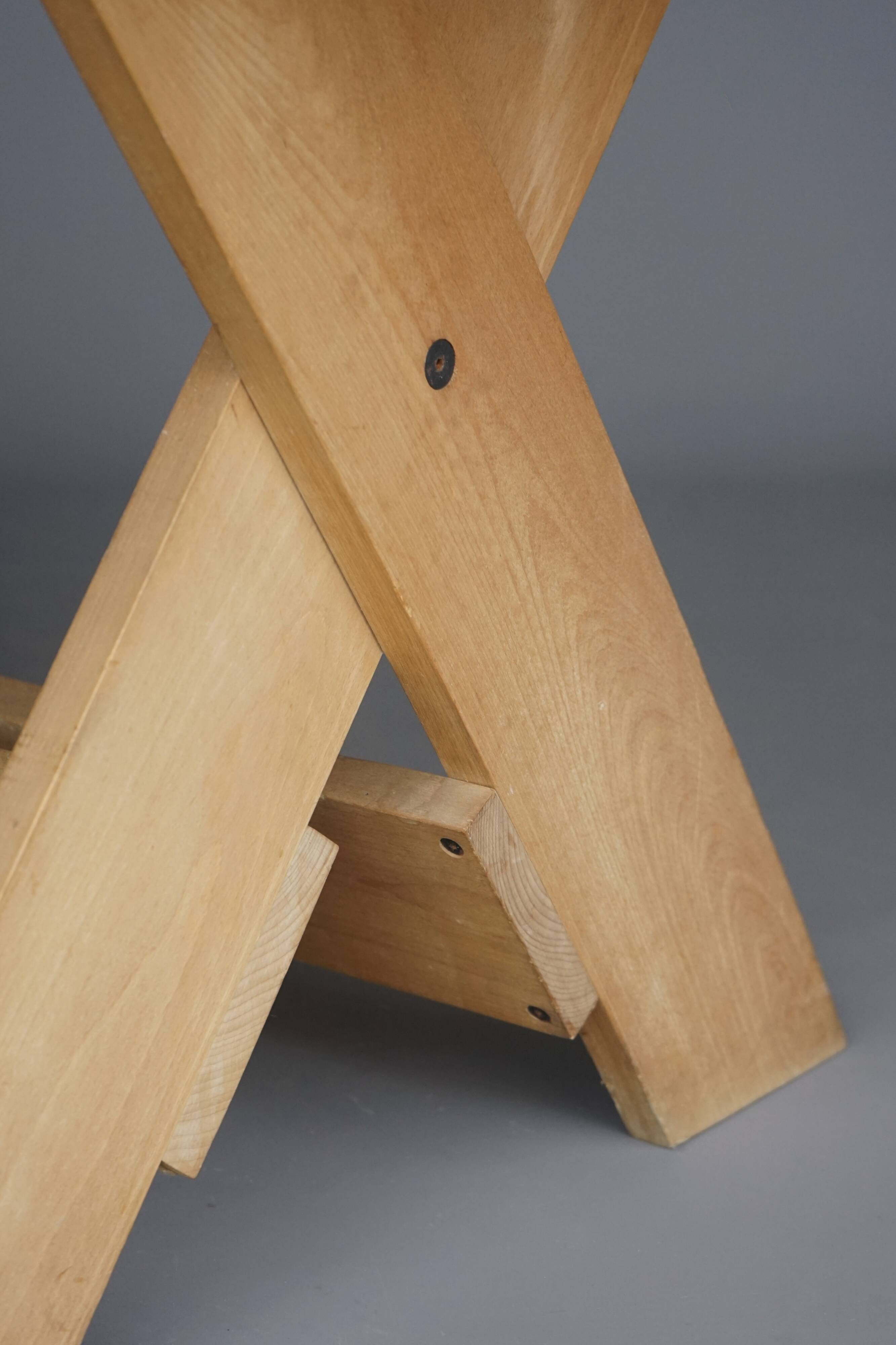 Rare 'Crate' dining table by Gerrit Rietveld for Cassina, 1980s