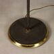 Vintage floor lamp in enamelled metal and brass, design, Italy, 1980s