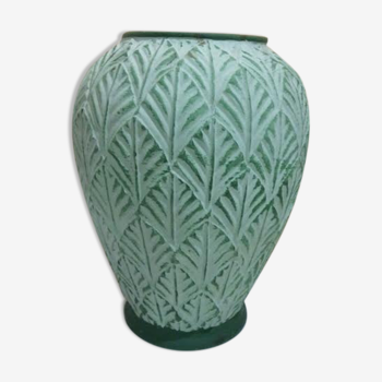 Conical terracotta vase