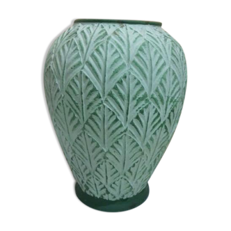 Conical terracotta vase