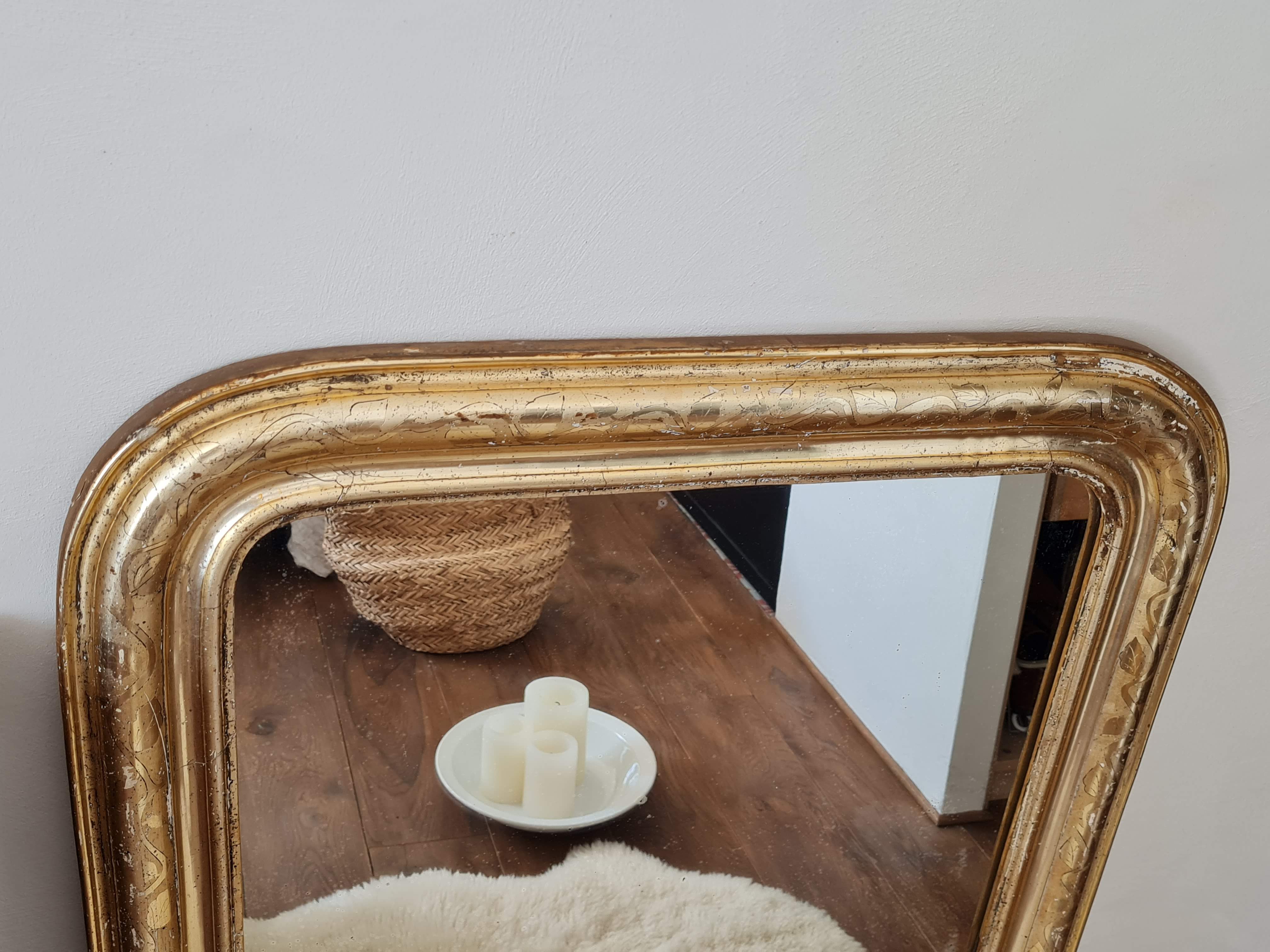 Mirror Louis Philippe former 109x 77