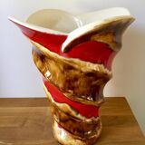 Large ceramic vase signed