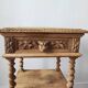 Old solid oak console Louis XIII style