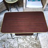 Rare vintage 60's / 70's side table - Retro industrial design