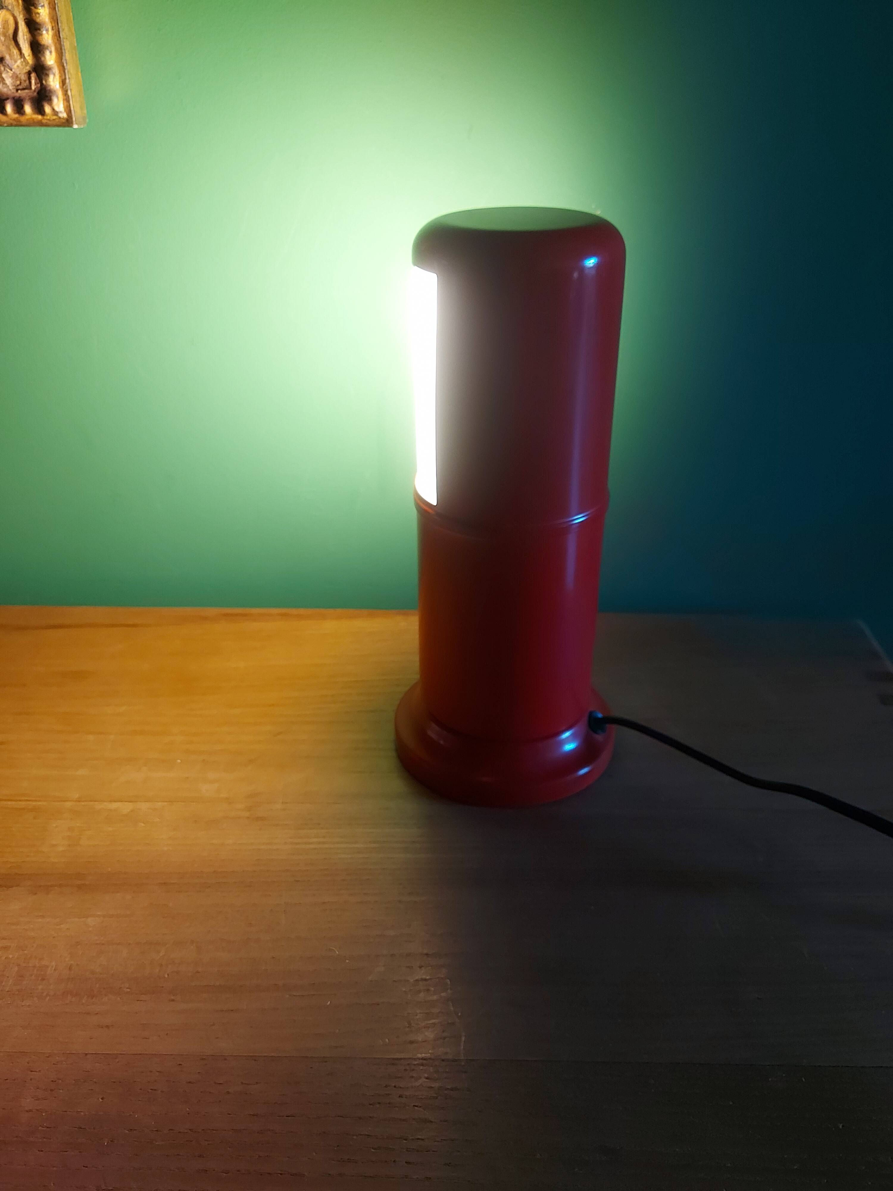 Vintage metal lamp 1980