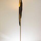 Lampadaire Coltrane - Éclairage de luxe moderne en laiton et noir mat