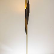 Lampadaire Coltrane - Éclairage de luxe moderne en laiton et noir mat