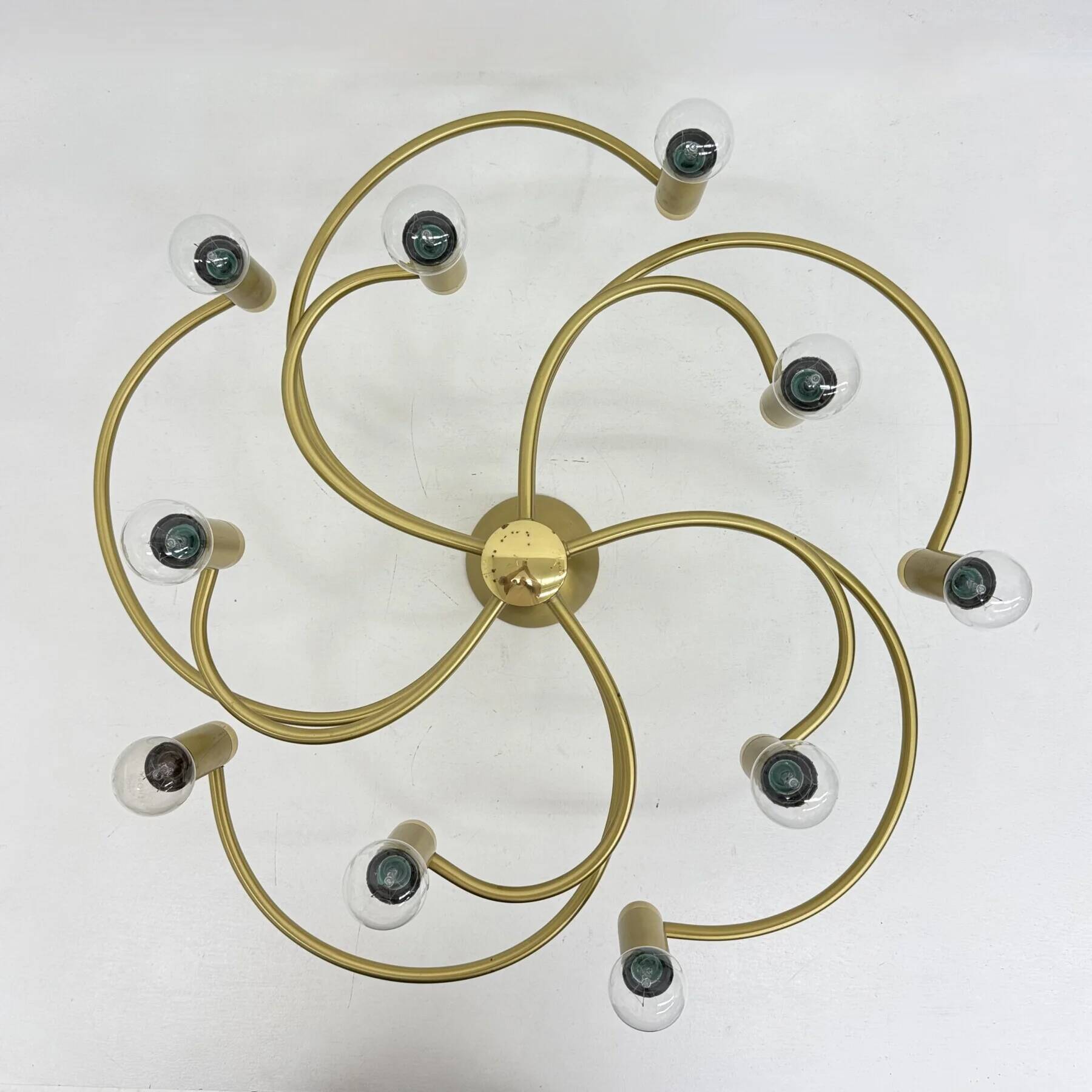 Vintage Hufnagel Leuchten ceiling light, 1970s