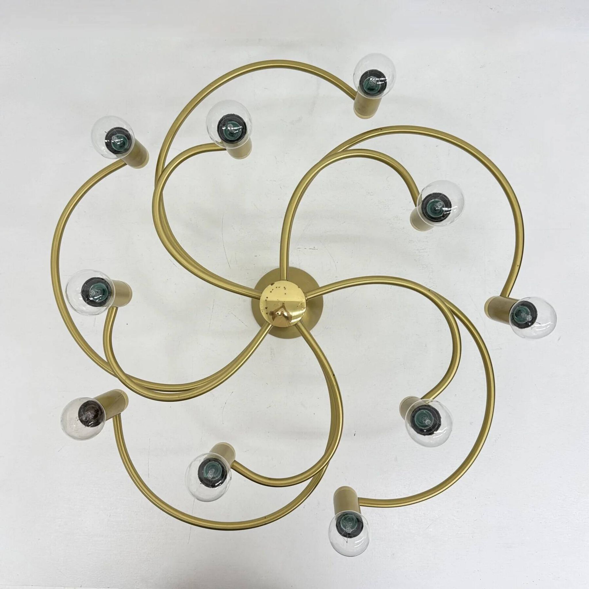 Vintage Hufnagel Leuchten ceiling light, 1970s
