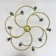 Vintage Hufnagel Leuchten ceiling light, 1970s