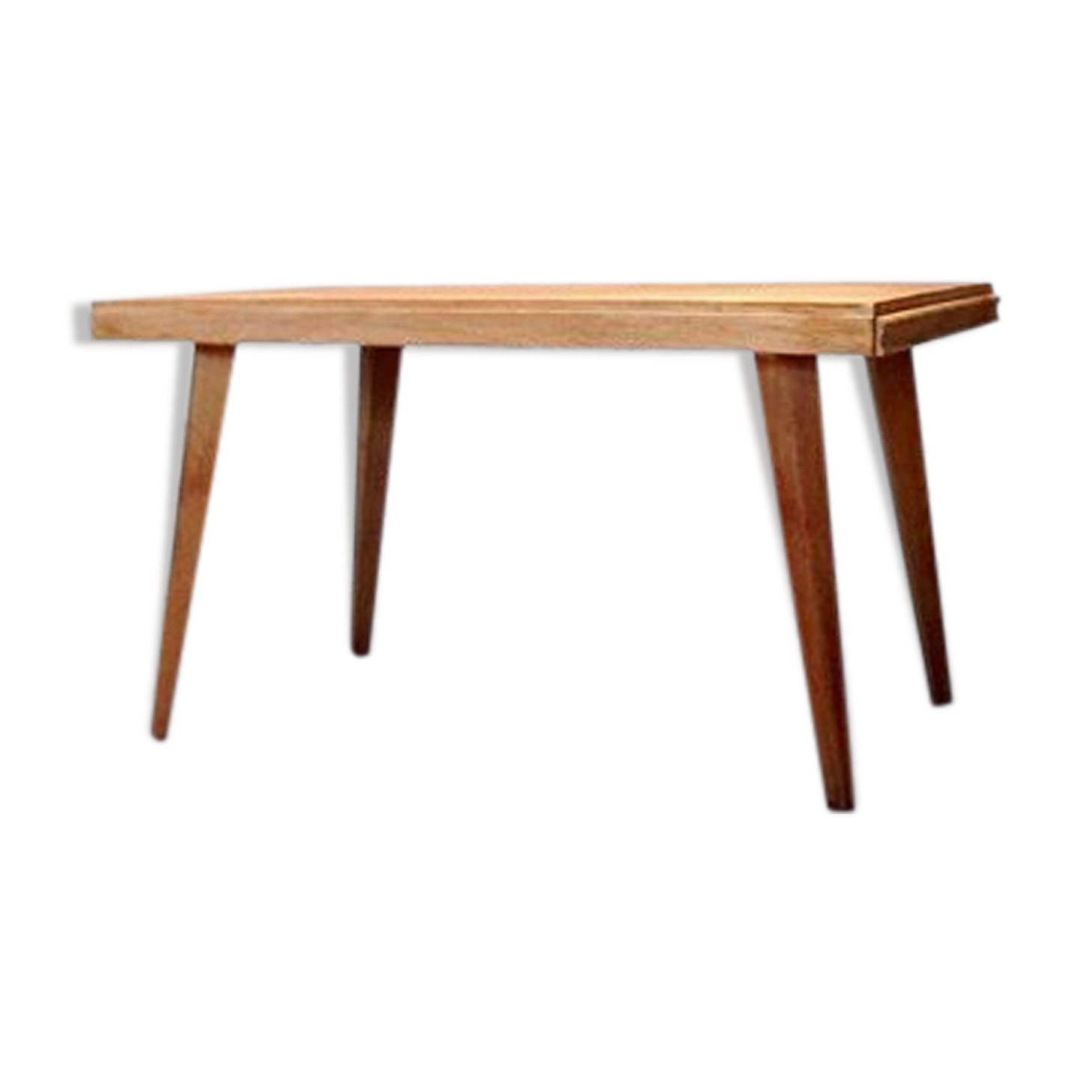 Scandinavian oak compass table