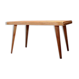 Scandinavian oak compass table