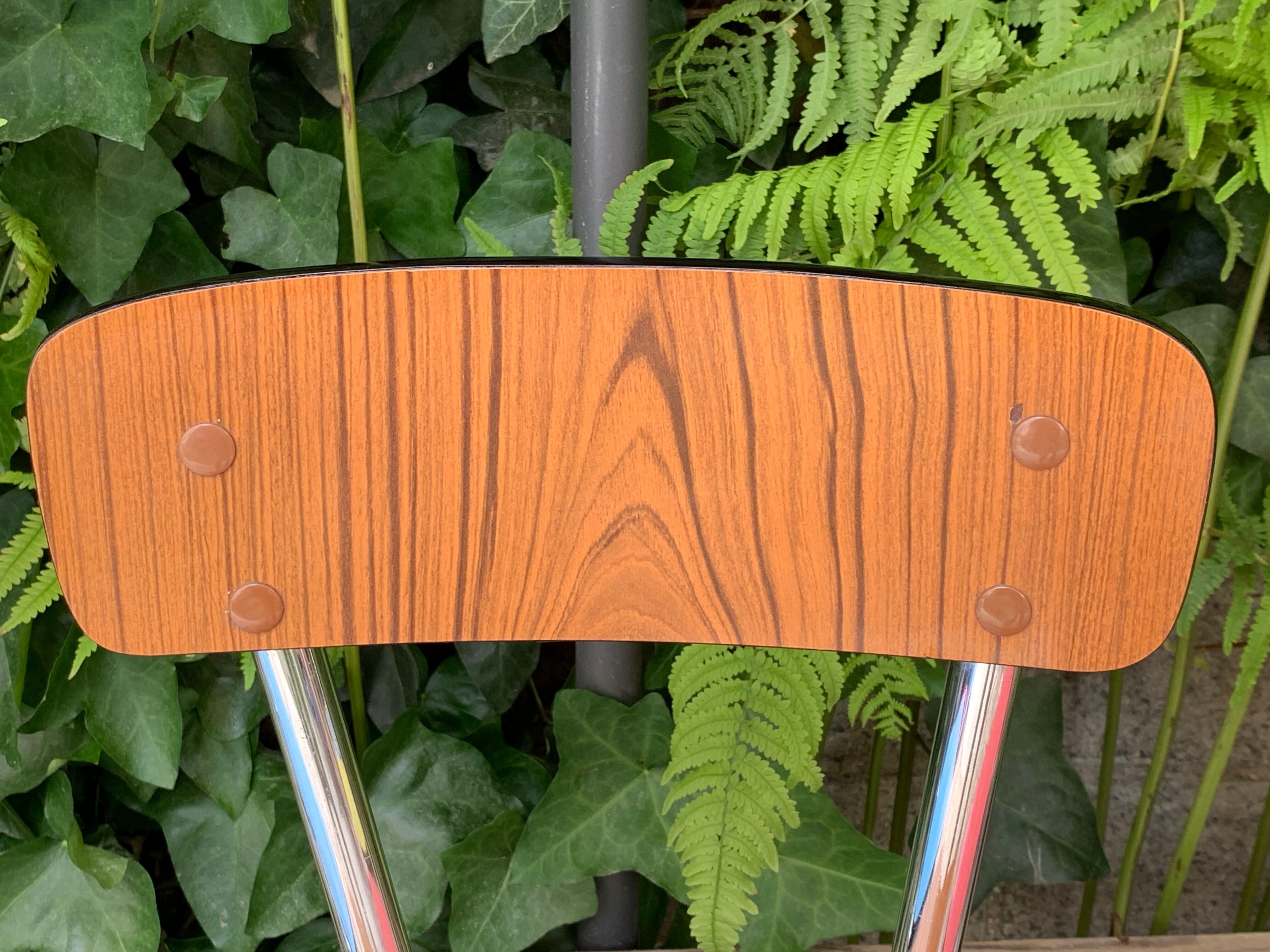 Mismatched formica chairs