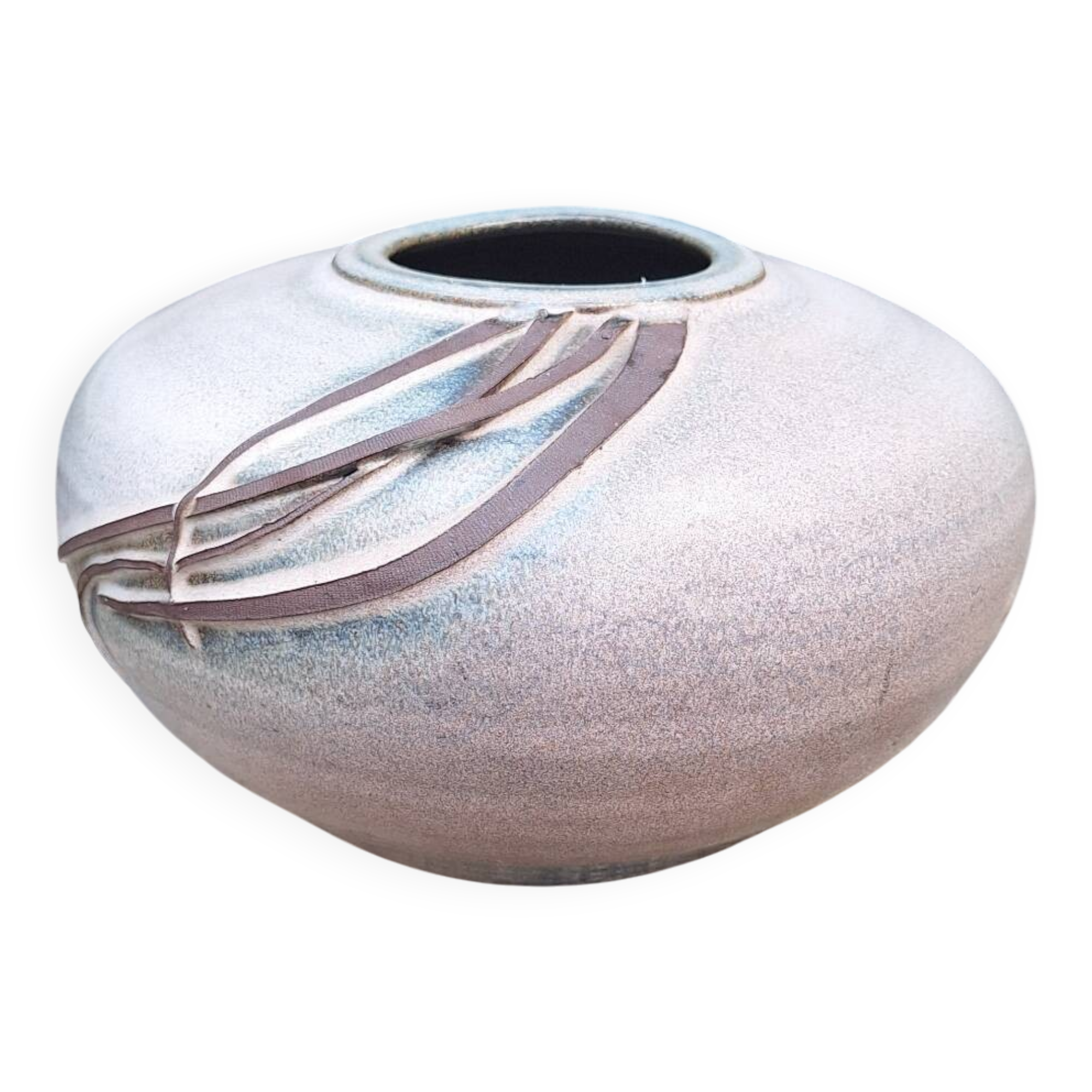 Ceramic vase by Nadia and Alain Pinel