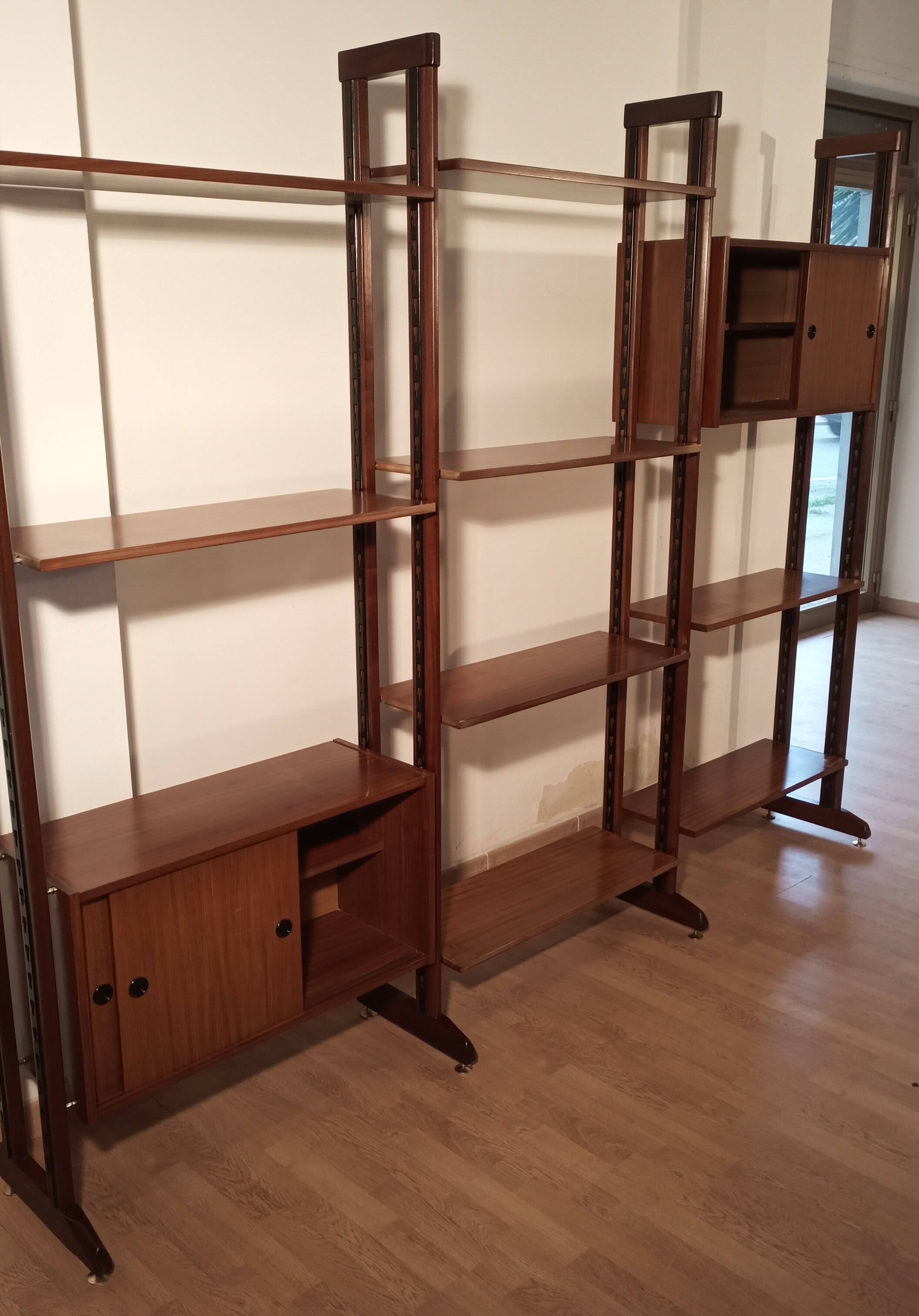 Vintage Modular Teak Bookcase, 1960s