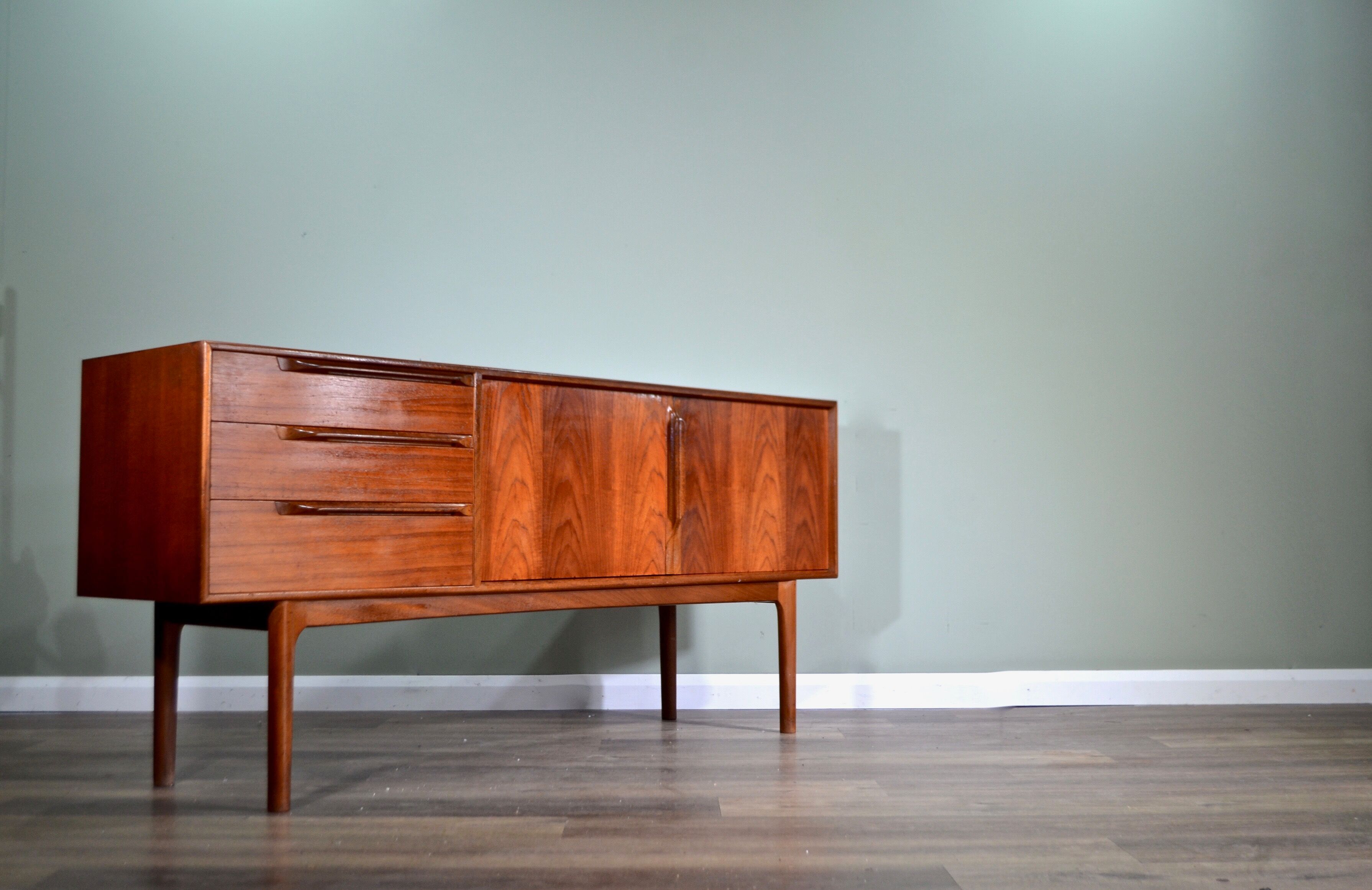 Midcentury McIntosh Teak Sideboard / Long John. Rare Vintage Modern / Danish Style.