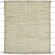 Handwoven Turkish Rustic 261 cm x 299 cm Beige Wool Carpet