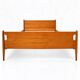 Vintage double bed – wooden bed frame from the 60s
