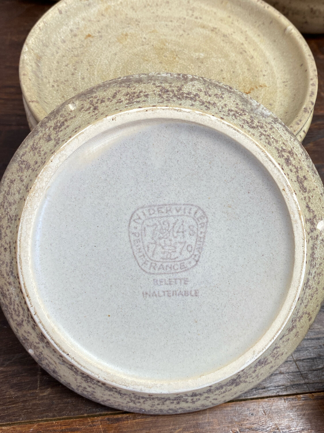 Niderviller stoneware coffee/tea service