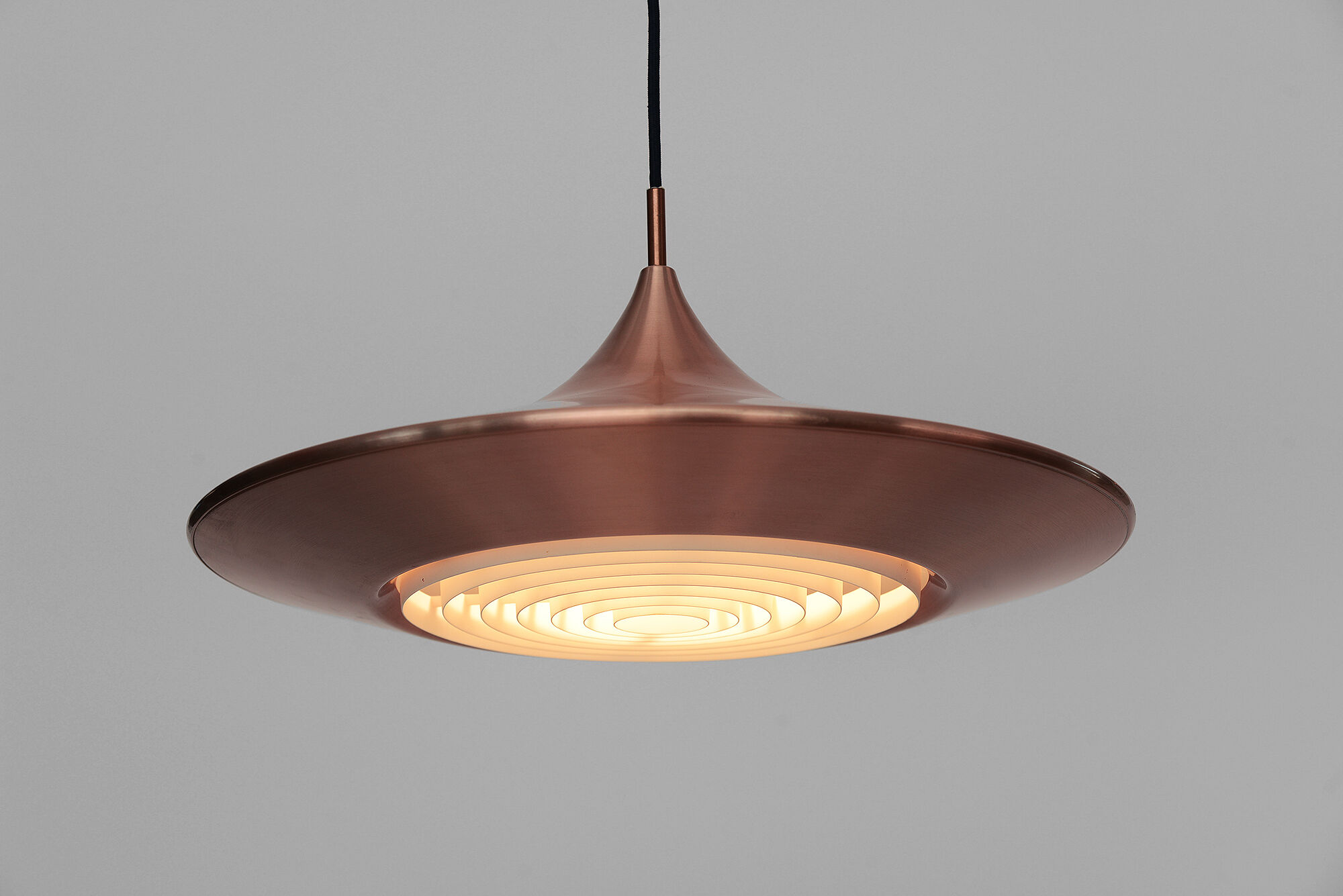 Hanging "Kuli" by Ejnar B. Mielby for Lyfa. Denmark 1970s