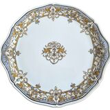 Plat à tarte ancien en faïence de gien