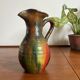 Glazed ceramic pitcher signed Fernand Baudat, 1960s