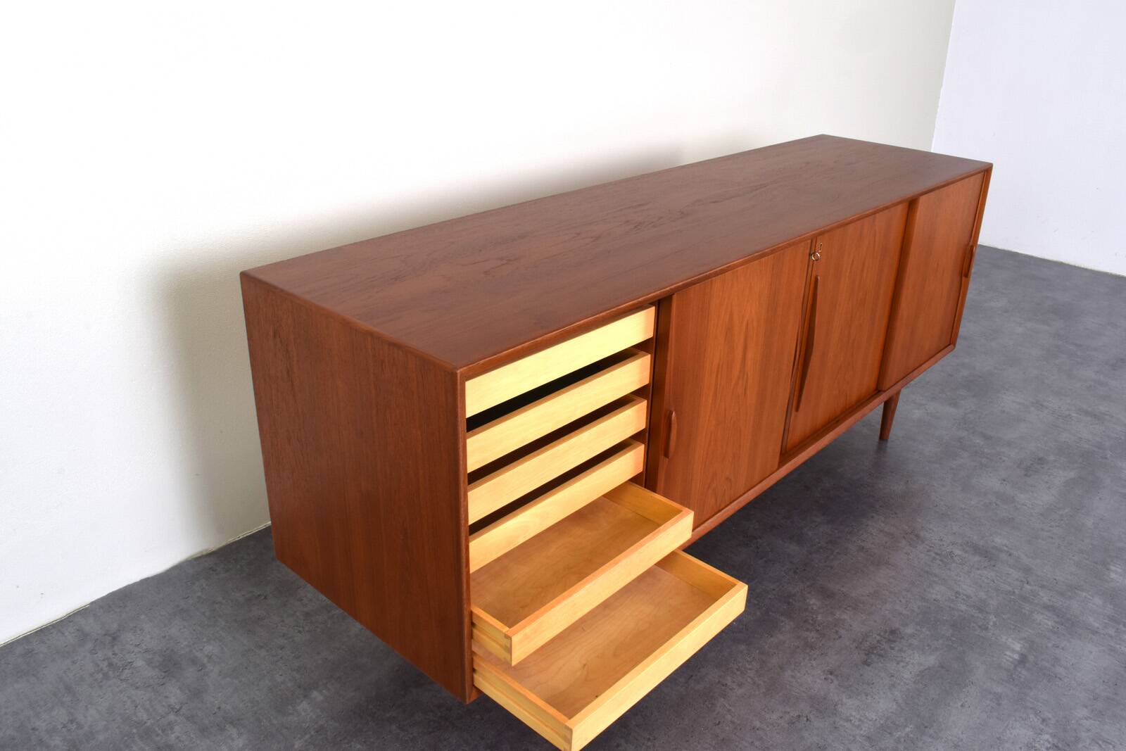 Mid-Century Danish Teak Sideboard, 1960s.